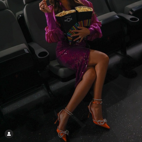 ZARA Sequin Skirt Purple - Picture 9 of 9